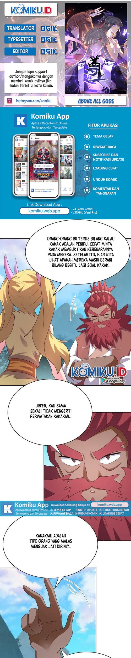 Above All Gods chapter 399 halaman 1