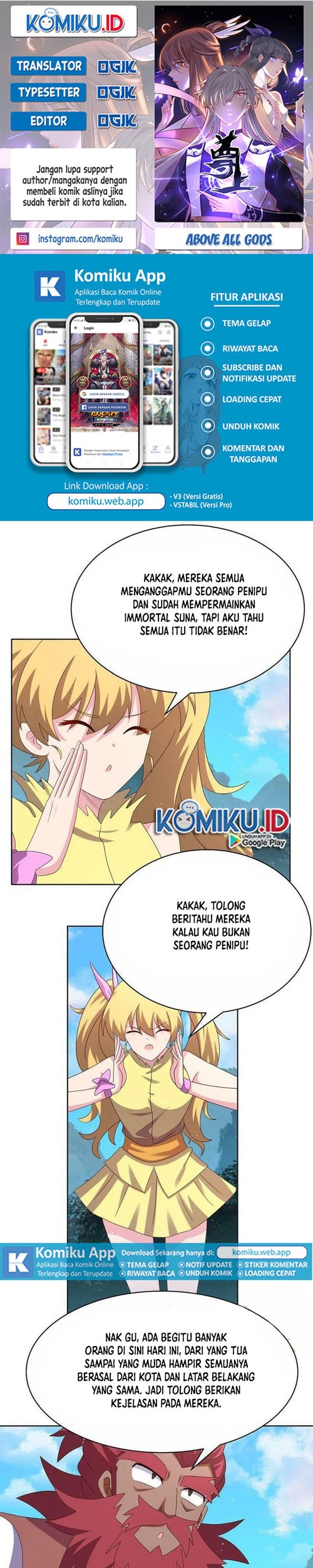 Above All Gods chapter 400.5 halaman 1