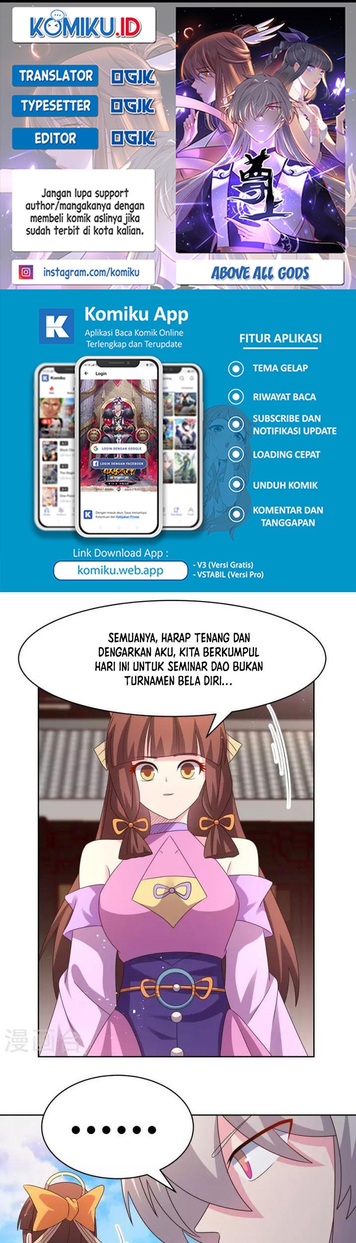 Above All Gods chapter 404.5 halaman 1