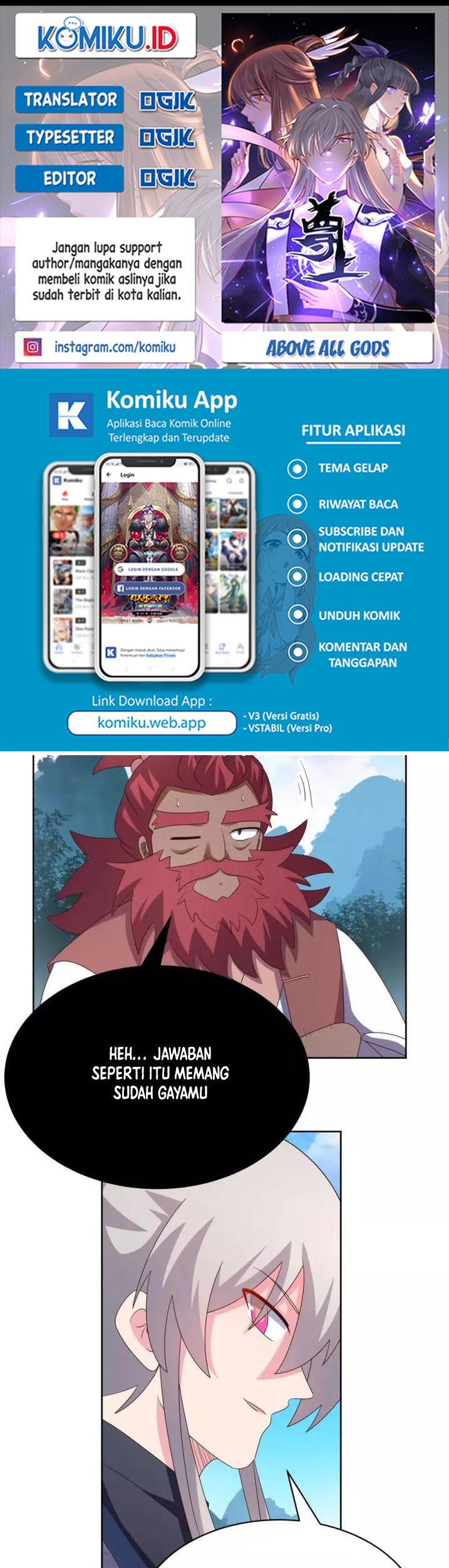 Above All Gods chapter 408.5 halaman 1