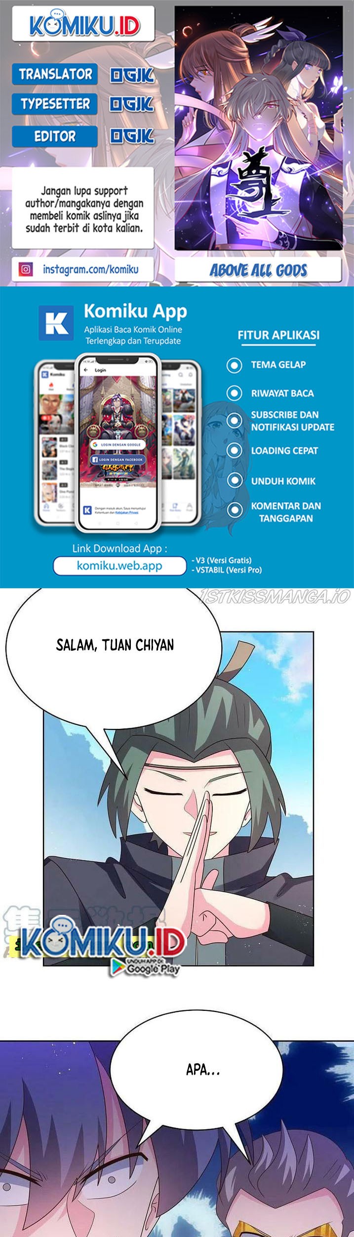Above All Gods chapter 409.5 halaman 1