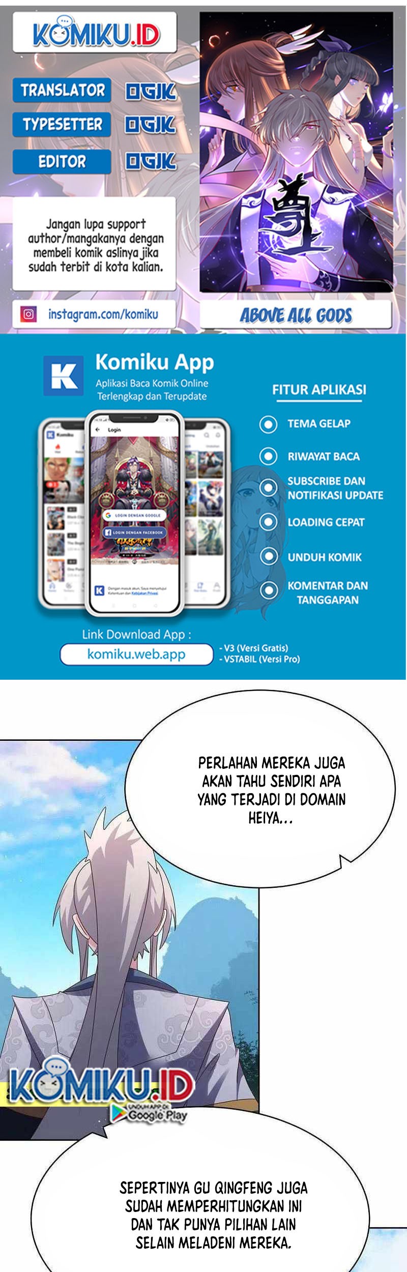 Above All Gods chapter 409 halaman 1