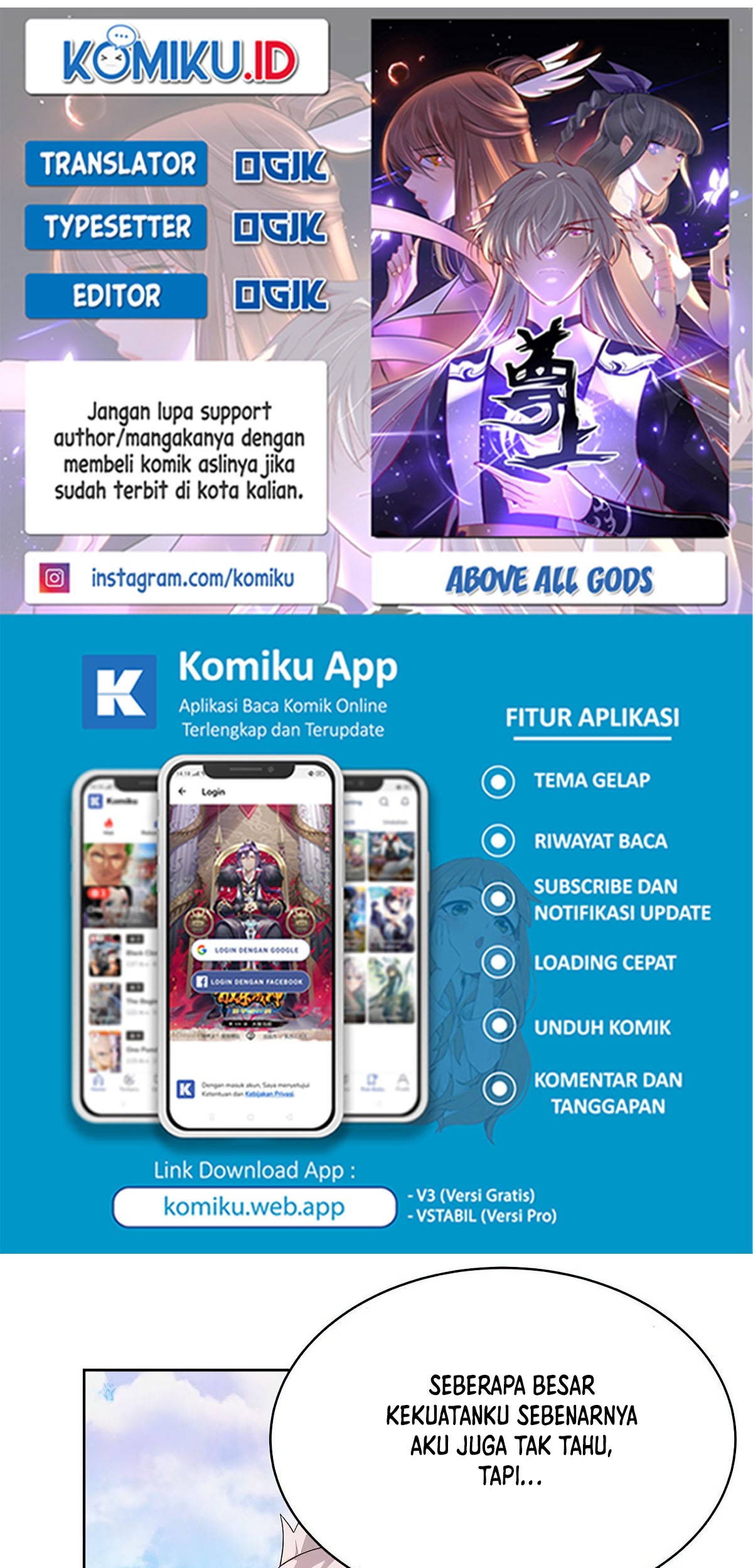 Above All Gods chapter 415 halaman 1
