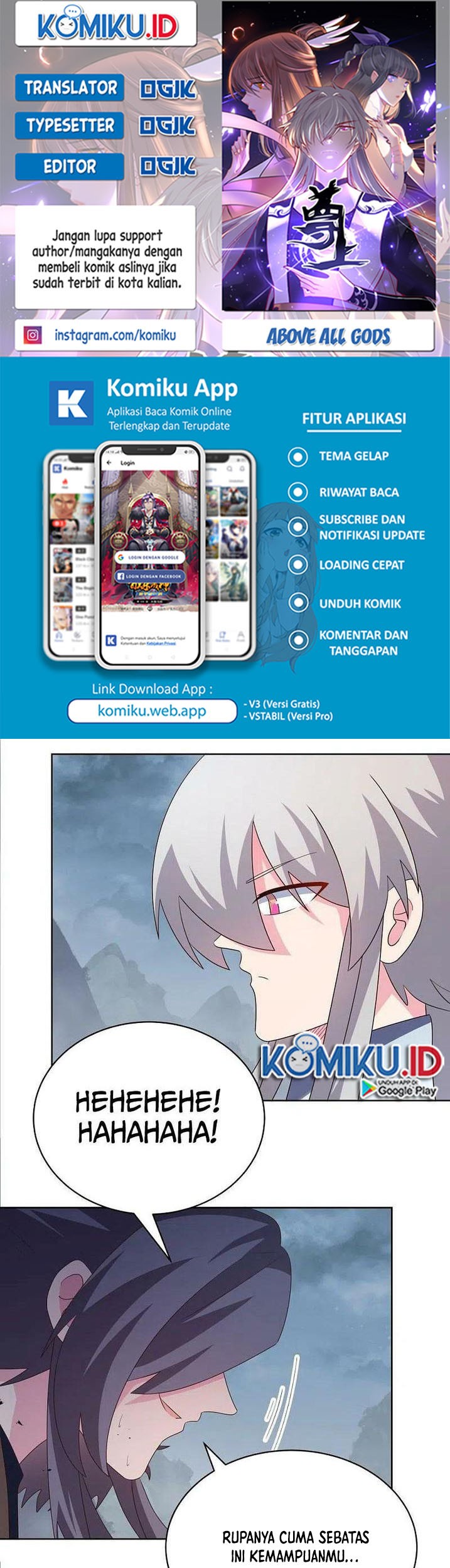 Above All Gods chapter 416 halaman 1