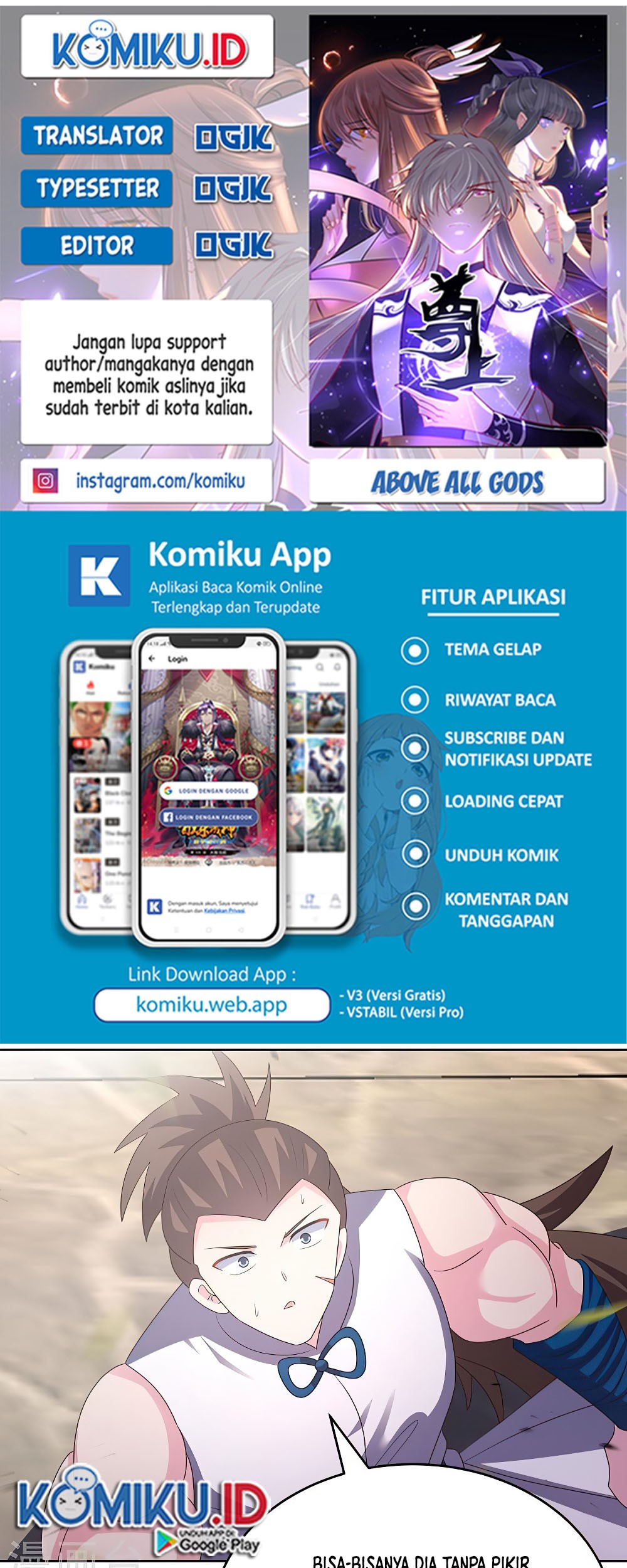Above All Gods chapter 421 halaman 1