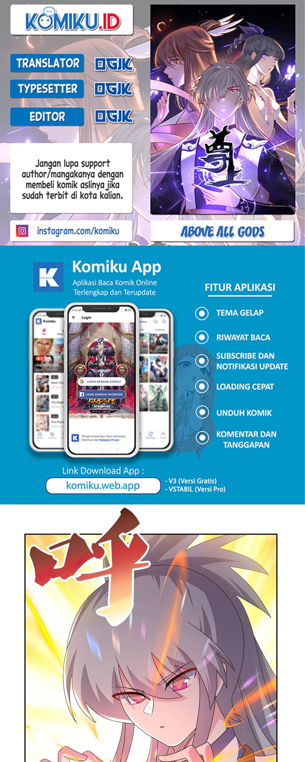 Above All Gods chapter 422 halaman 1