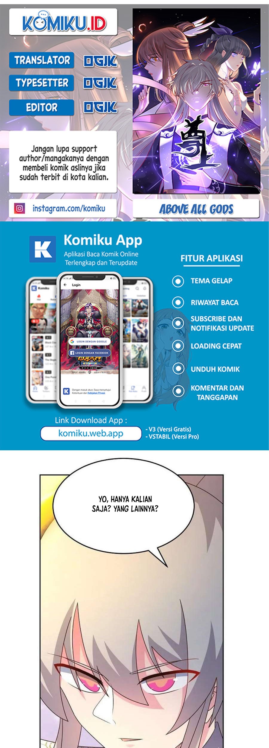 Above All Gods chapter 424.5 halaman 1