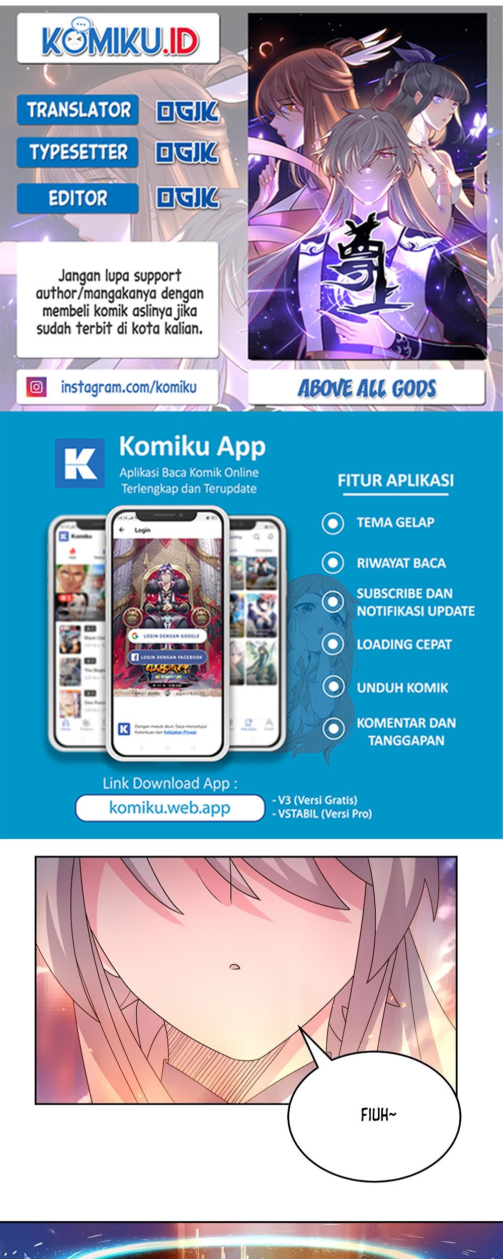 Above All Gods chapter 424 halaman 1