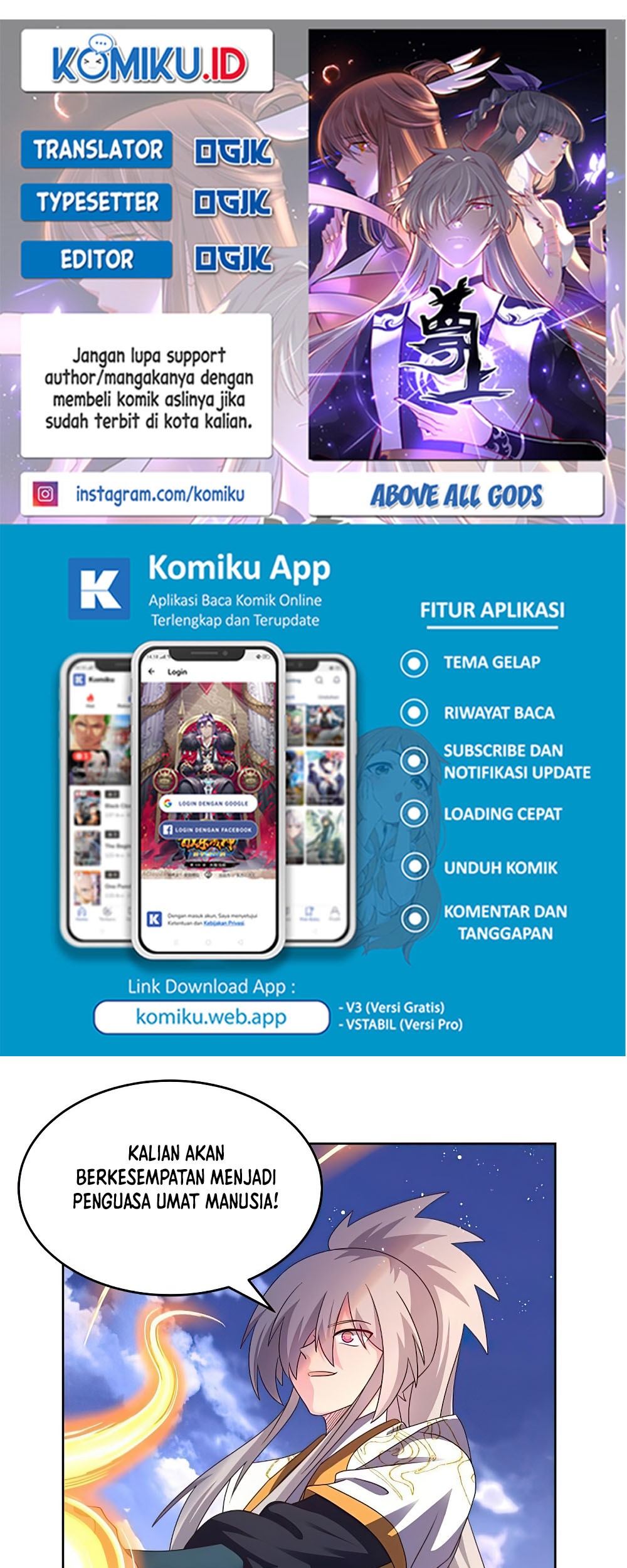 Above All Gods chapter 426 halaman 1