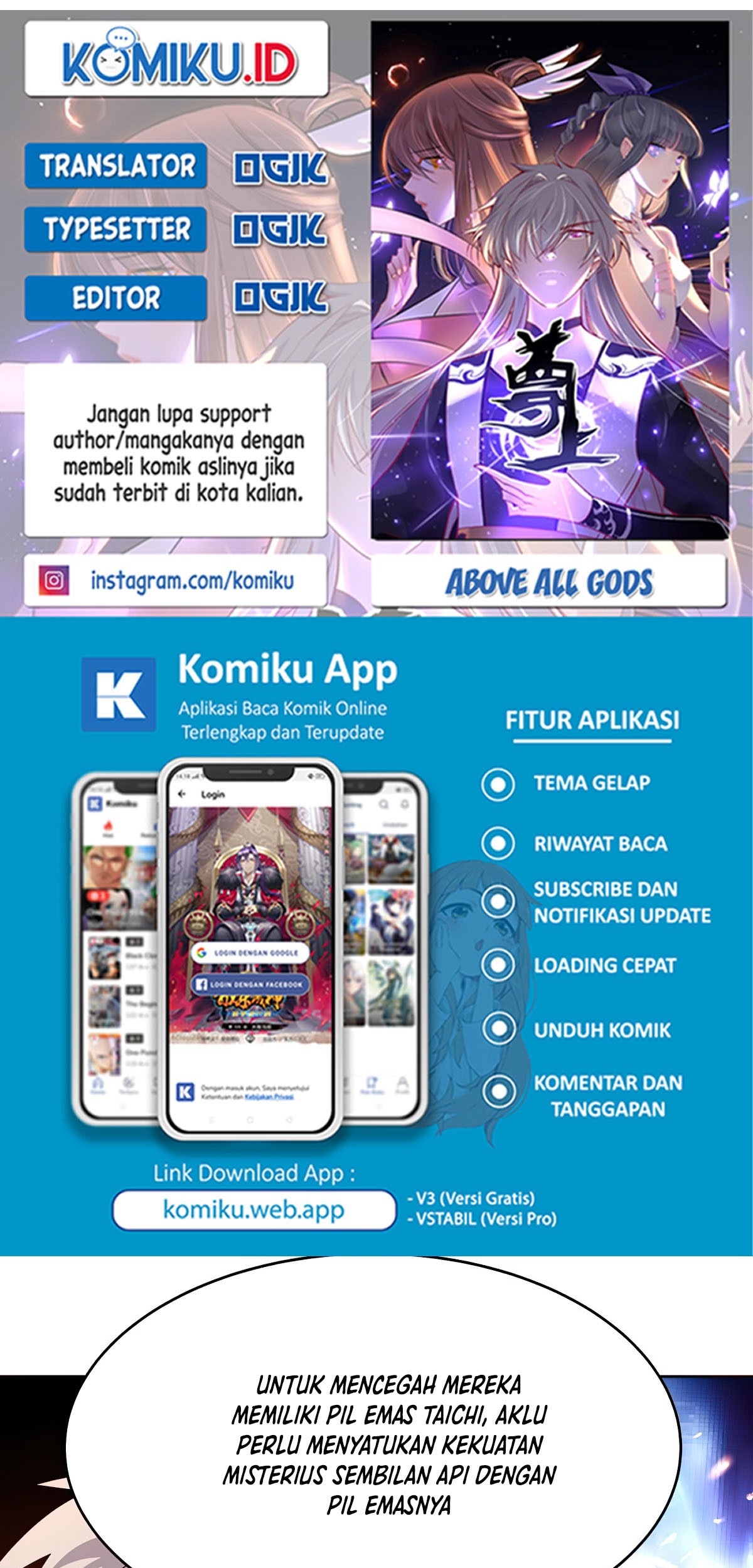 Above All Gods chapter 428.5 halaman 1