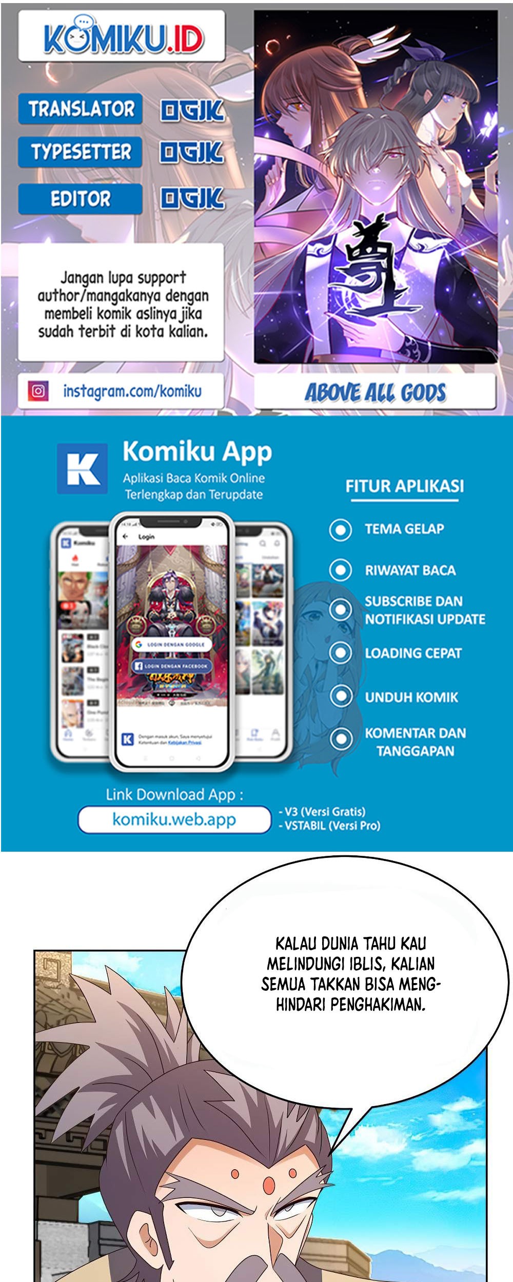 Above All Gods chapter 435.5 halaman 1