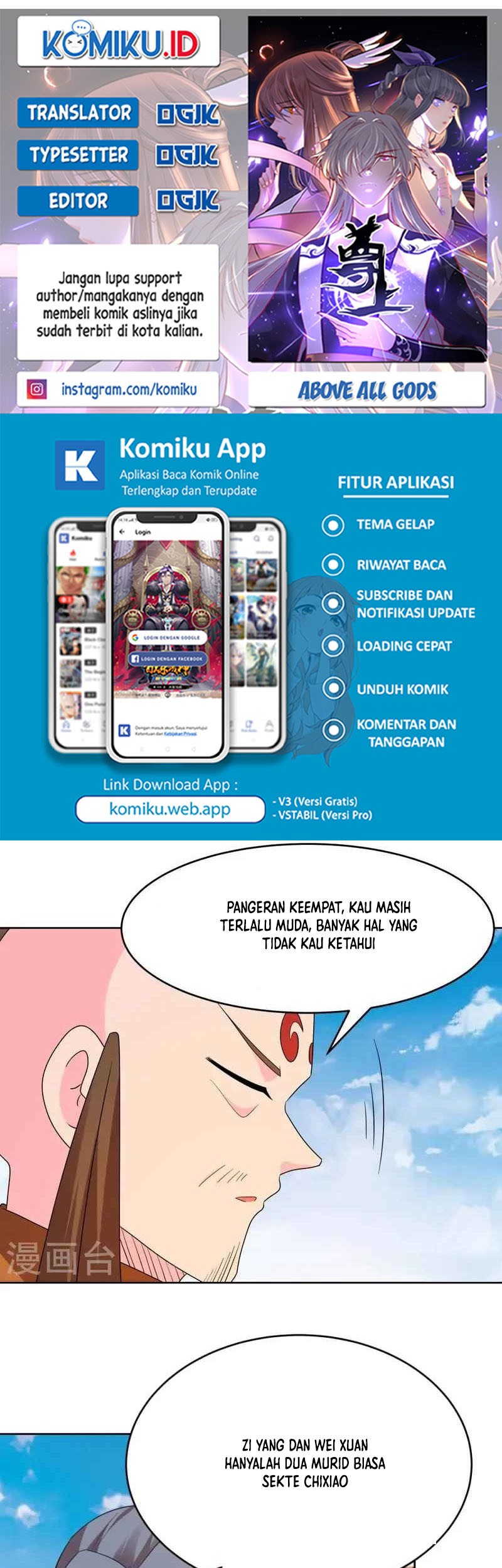Above All Gods chapter 446 halaman 1