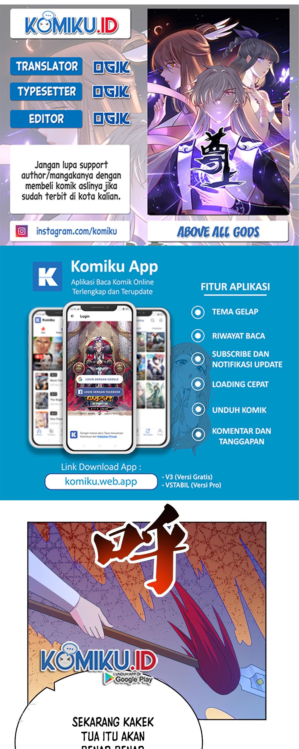 Above All Gods chapter 447 halaman 1