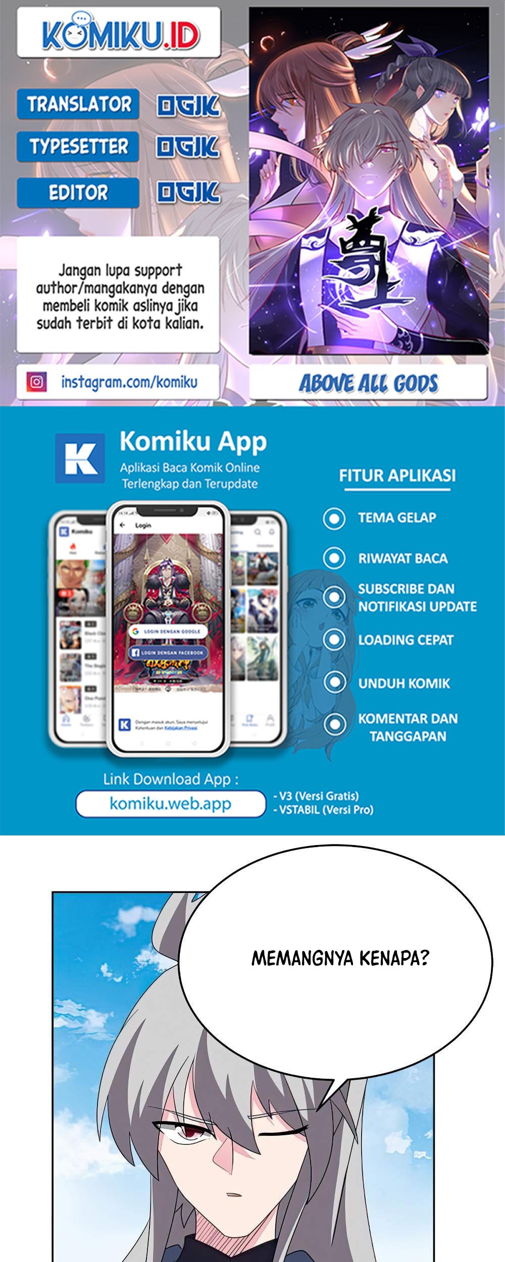 Above All Gods chapter 464 halaman 1