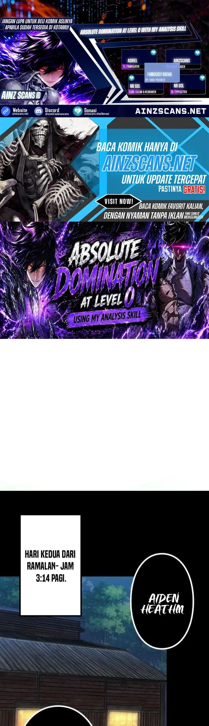 Absolute Domination at Level 0 with My Analysis Skill chapter 28 halaman 1