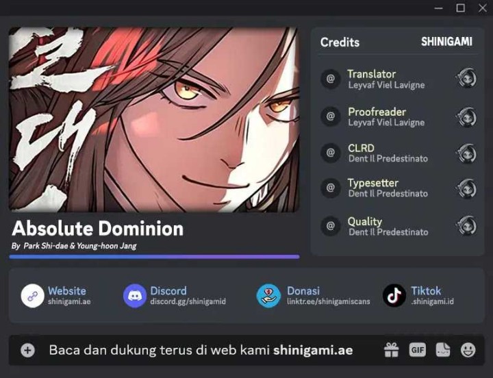 Absolute Dominion chapter 13 halaman 1