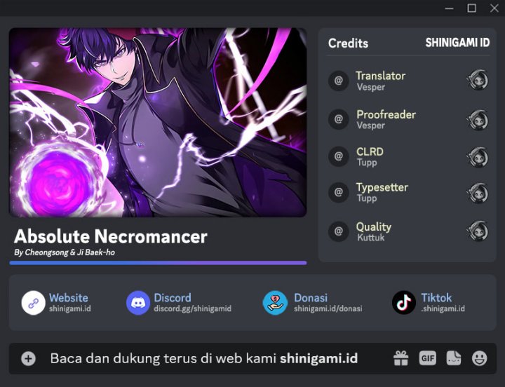 Absolute Necromancer chapter 16 halaman 1