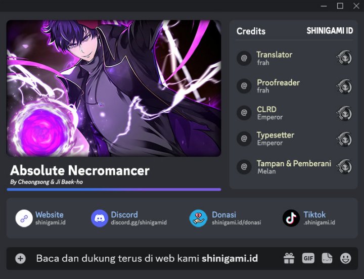 Absolute Necromancer chapter 27 halaman 1