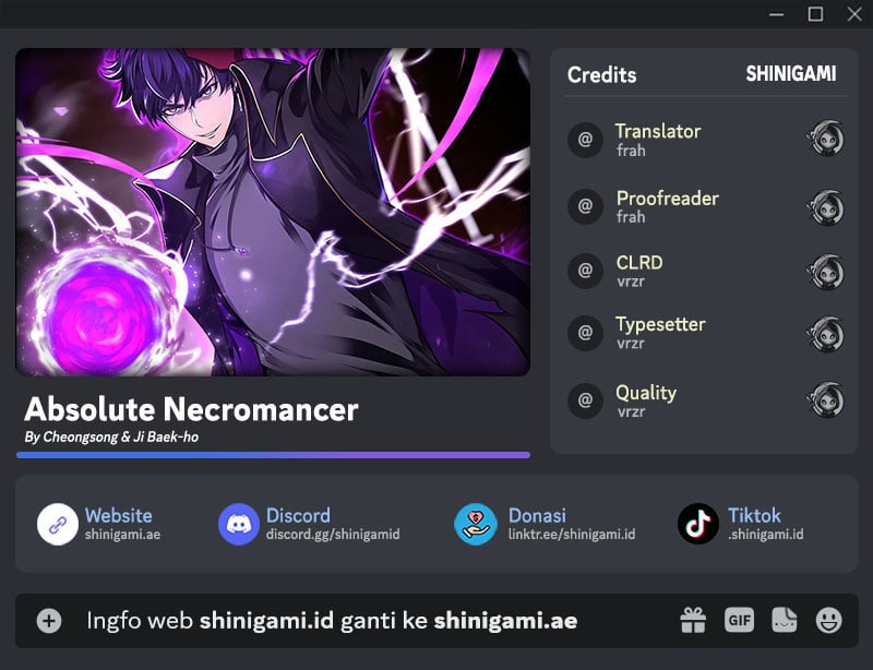 Absolute Necromancer Bab 32 halaman 1