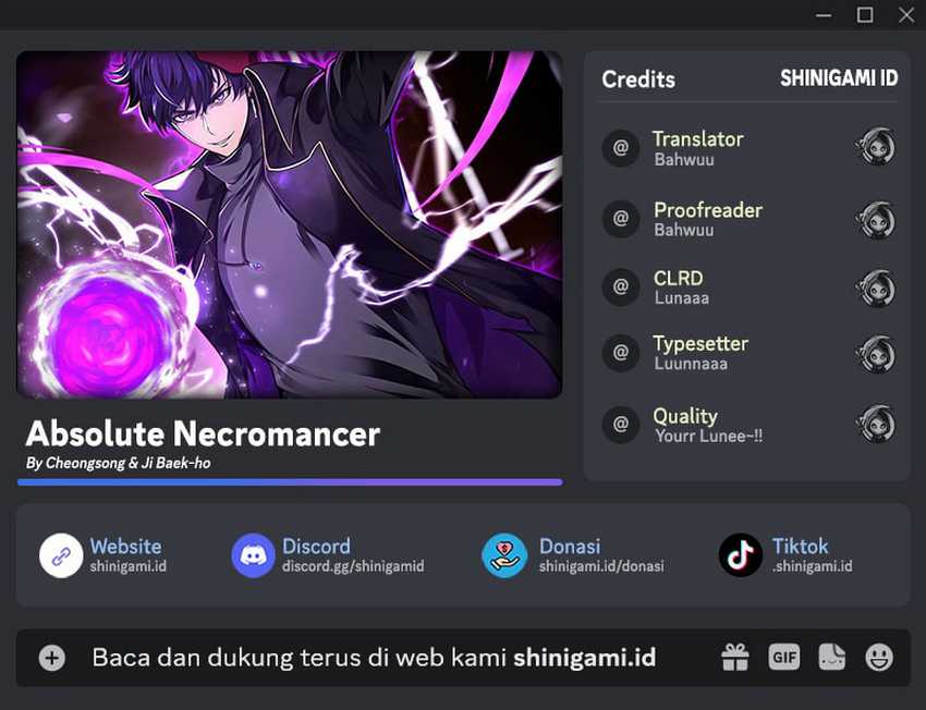 Absolute Necromancer Bab 80 halaman 1