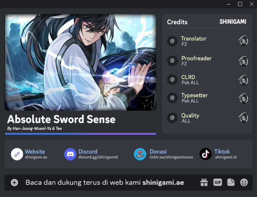 Absolute Sword Sense Bab 113 halaman 1