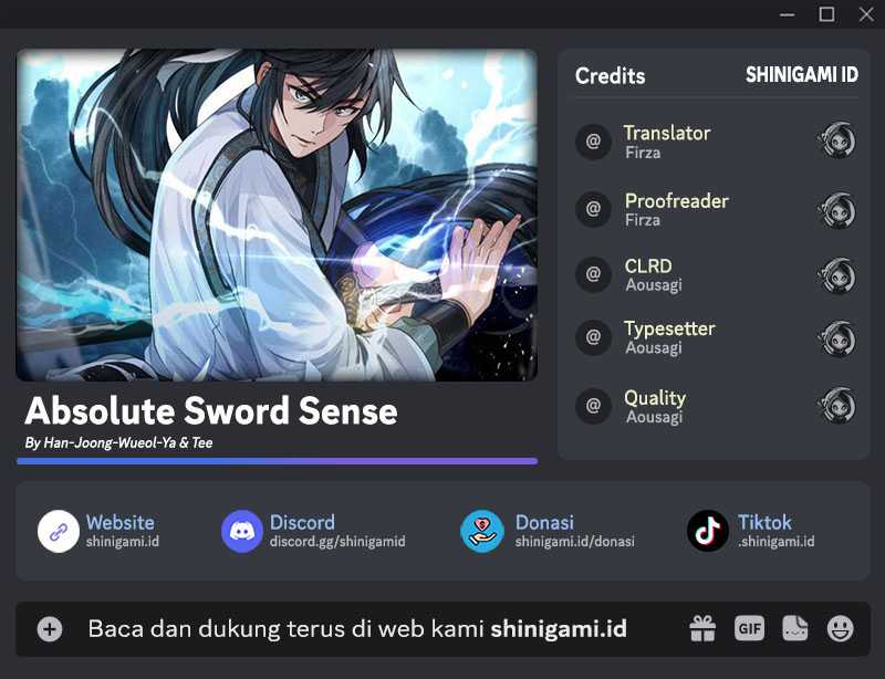 Absolute Sword Sense Bab 39 halaman 1