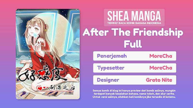 After The Friendship Full Bab 13 halaman 1