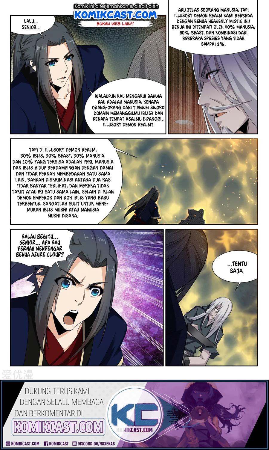 Against the Gods Bab 166 halaman 12