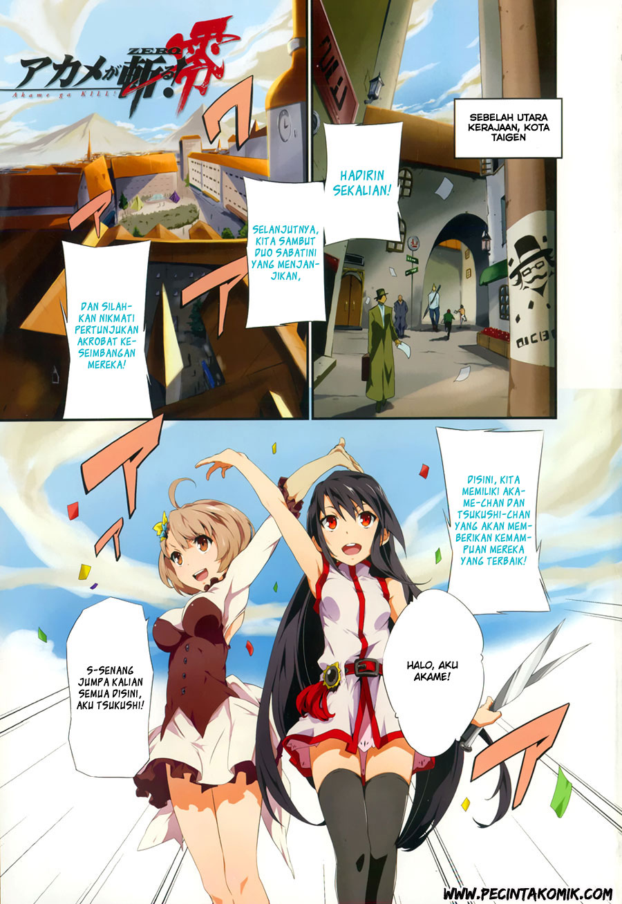 Akame ga Kill! Zero Bab 1 halaman 3