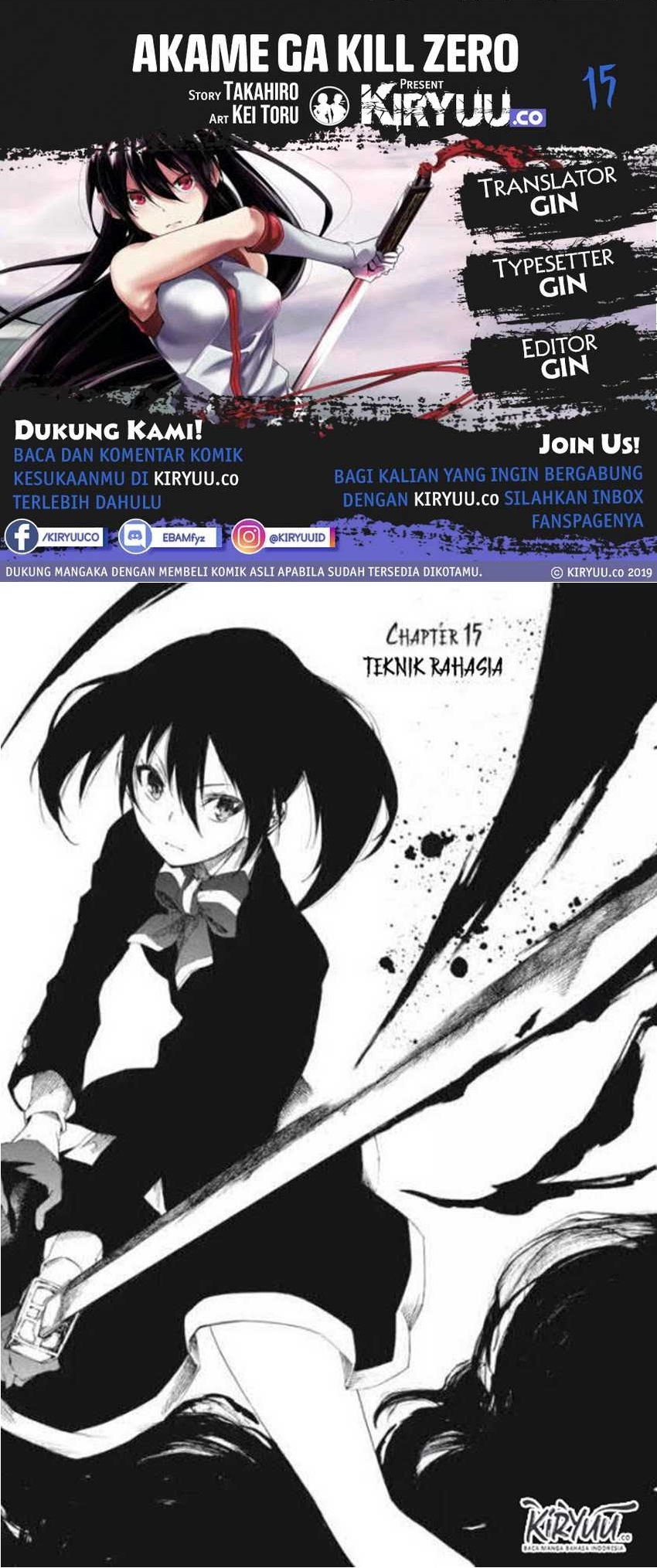 Akame ga Kill! Zero Bab 15 halaman 1