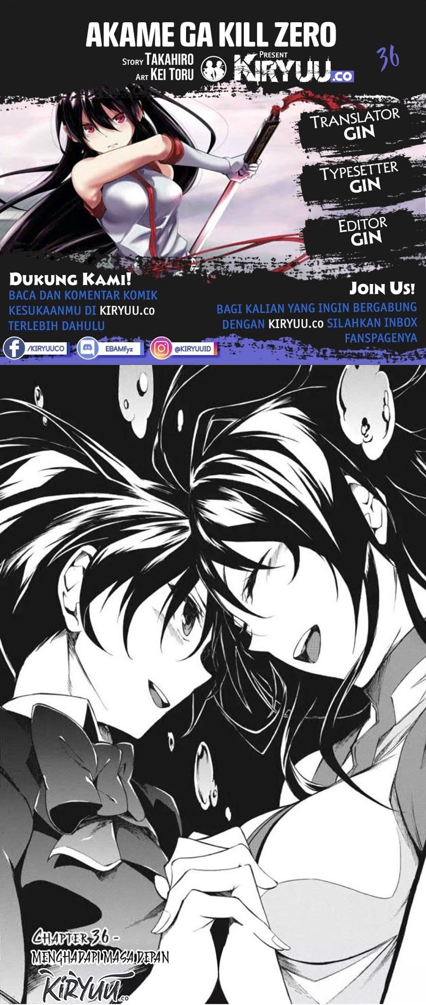 Akame ga Kill! Zero Bab 36 halaman 1