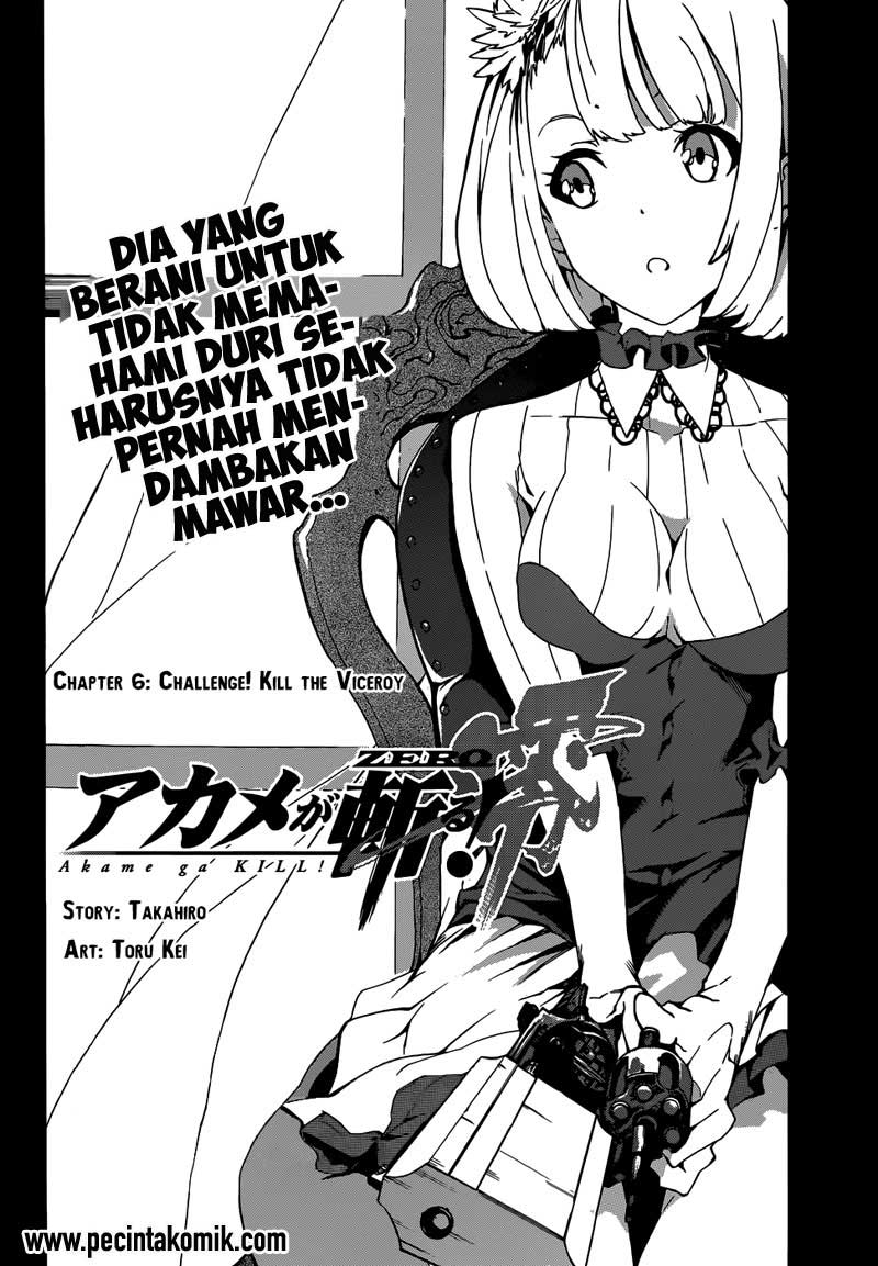 Akame ga Kill! Zero Bab 6 halaman 3