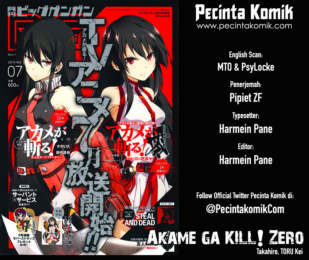 Akame ga Kill! Zero Bab 8 halaman 1