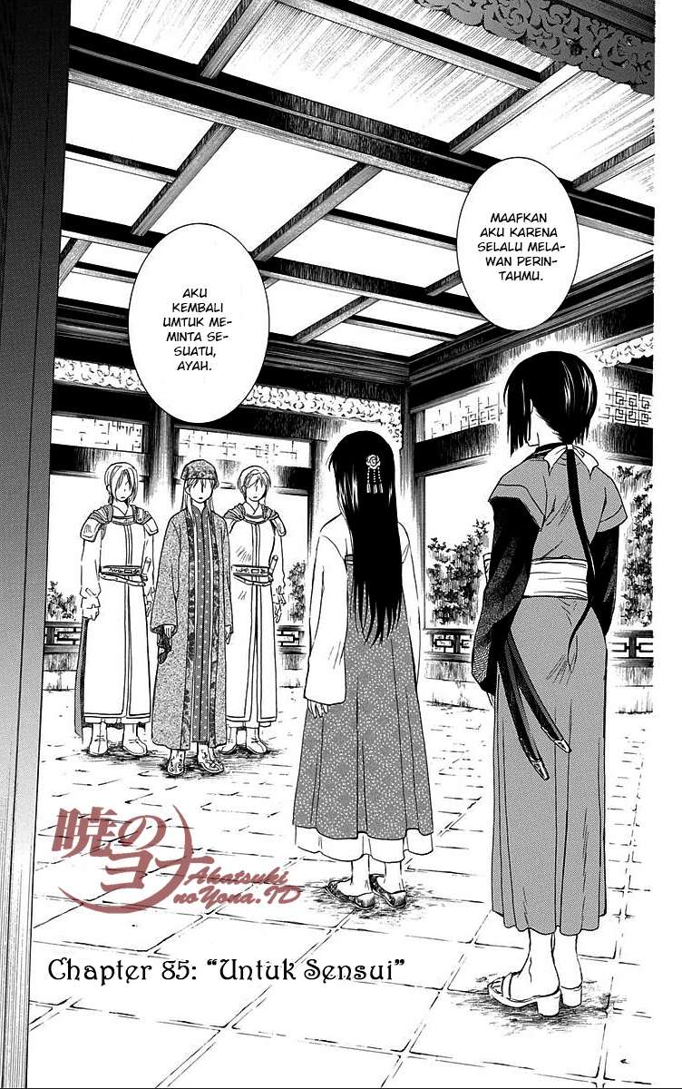 Akatsuki no Yona chapter 85 halaman 1