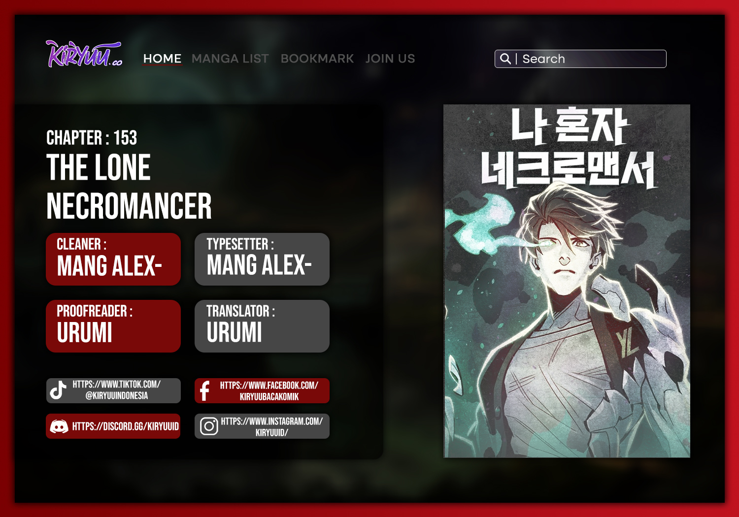 Alone Necromancer Bab 153 halaman 1