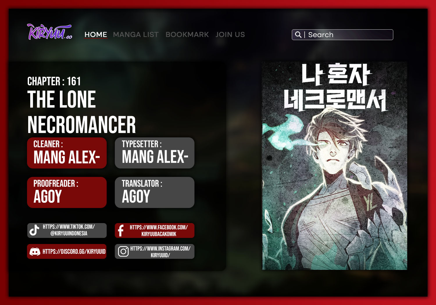 Alone Necromancer Bab 161 halaman 1