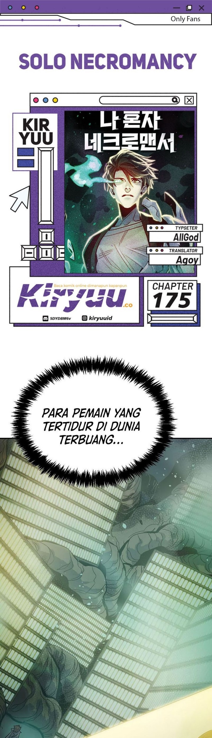 Alone Necromancer Bab 175 halaman 1