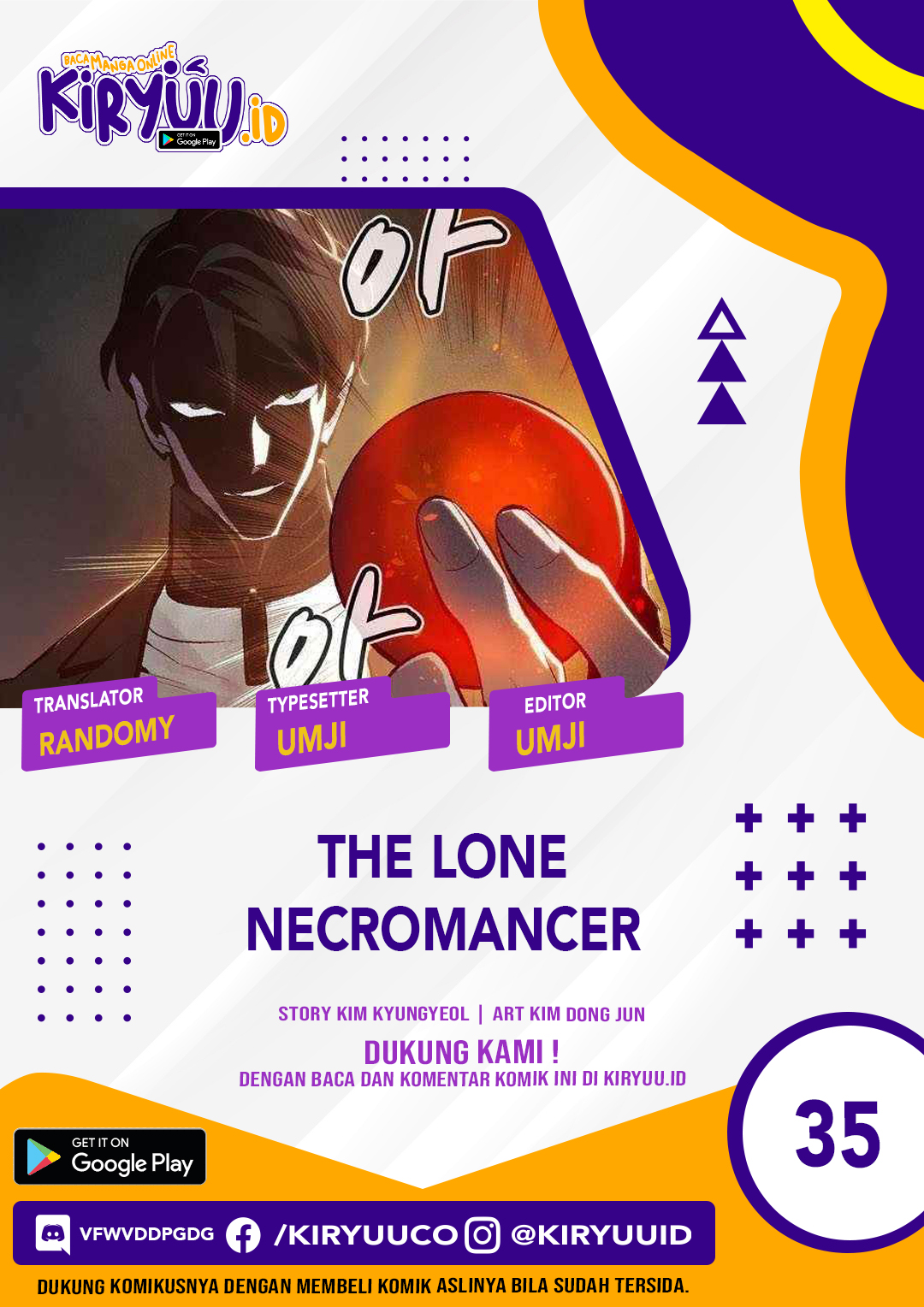Alone Necromancer Bab 35 halaman 1
