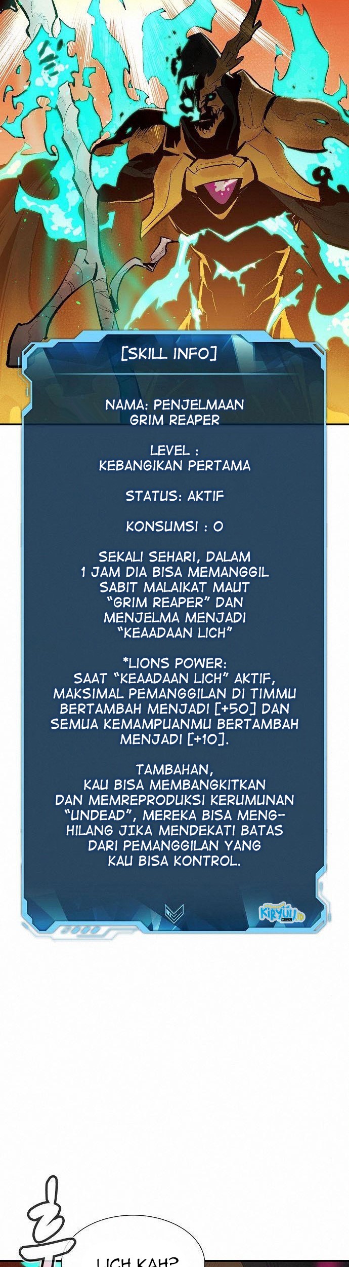 Alone Necromancer Bab 61 halaman 55
