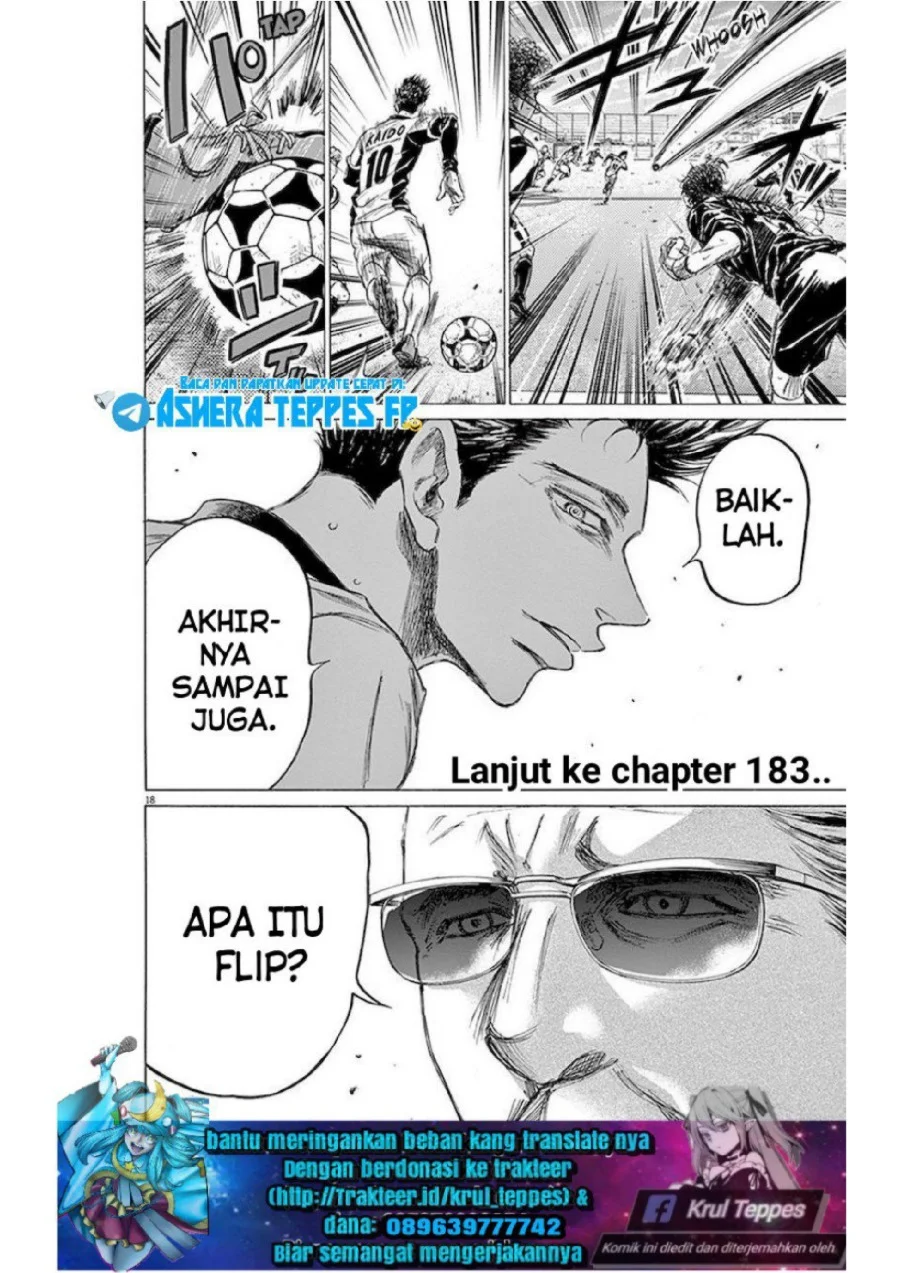 Ao Ashi Bab 182 halaman 19