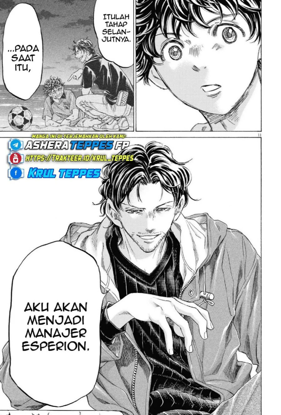 Ao Ashi Bab 337 halaman 14