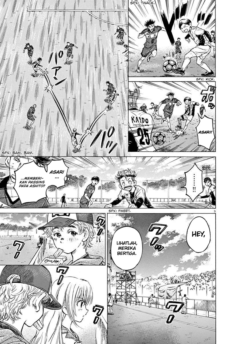 Ao Ashi chapter 50 halaman 9