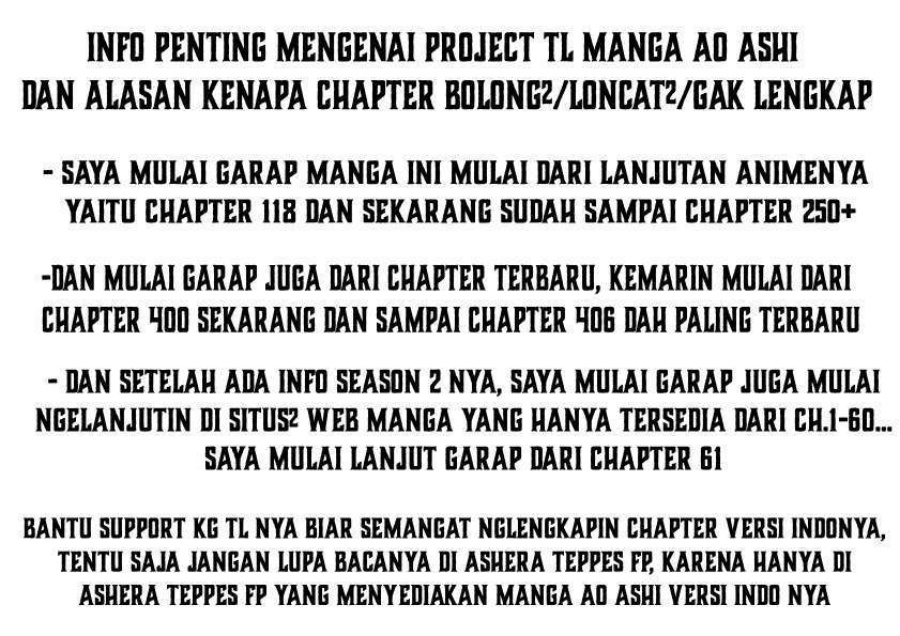 Ao Ashi Bab 63 halaman 21