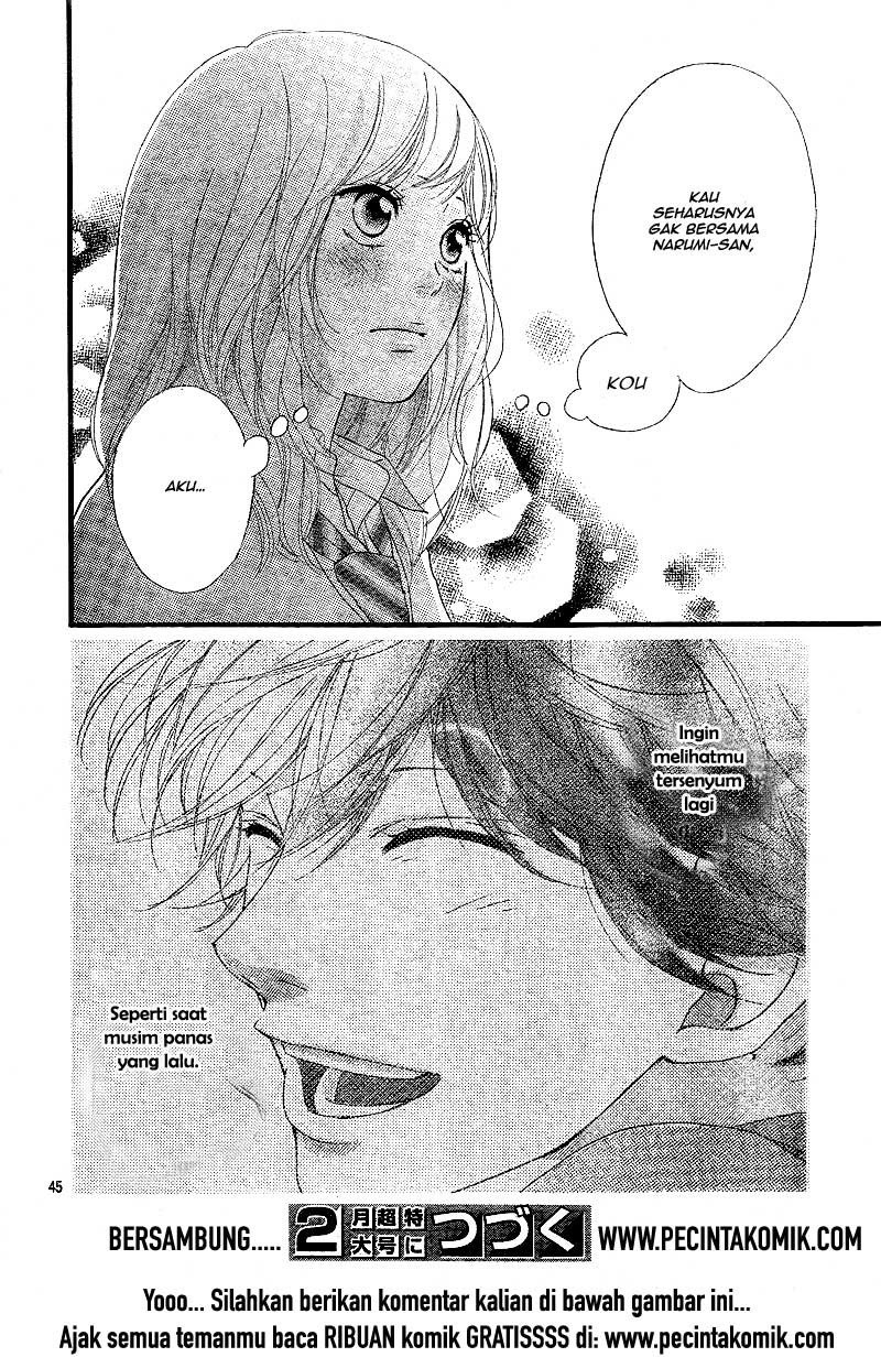 Ao Haru Ride Bab 24 halaman 44