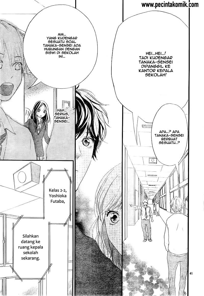 Ao Haru Ride chapter 25 halaman 42
