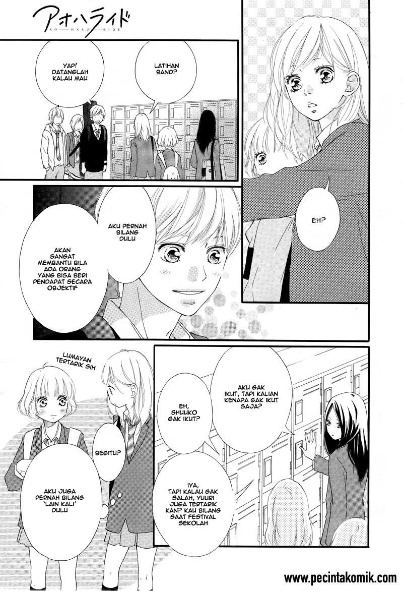 Ao Haru Ride Bab 28 halaman 18