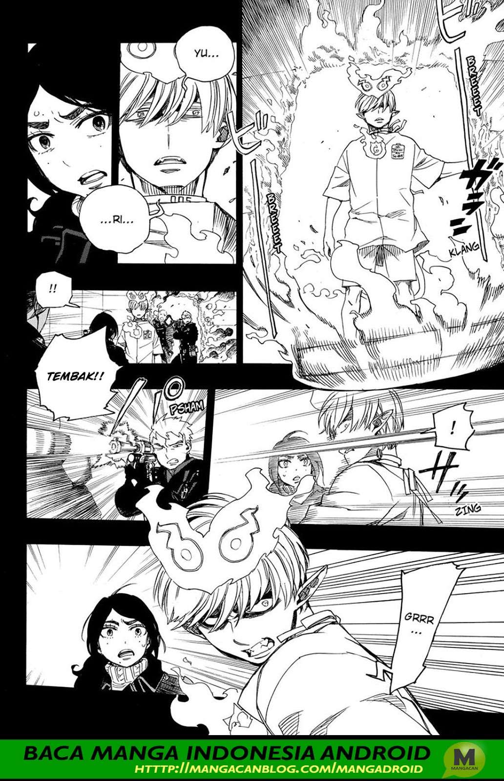 Ao no Exorcist chapter 105 halaman 8