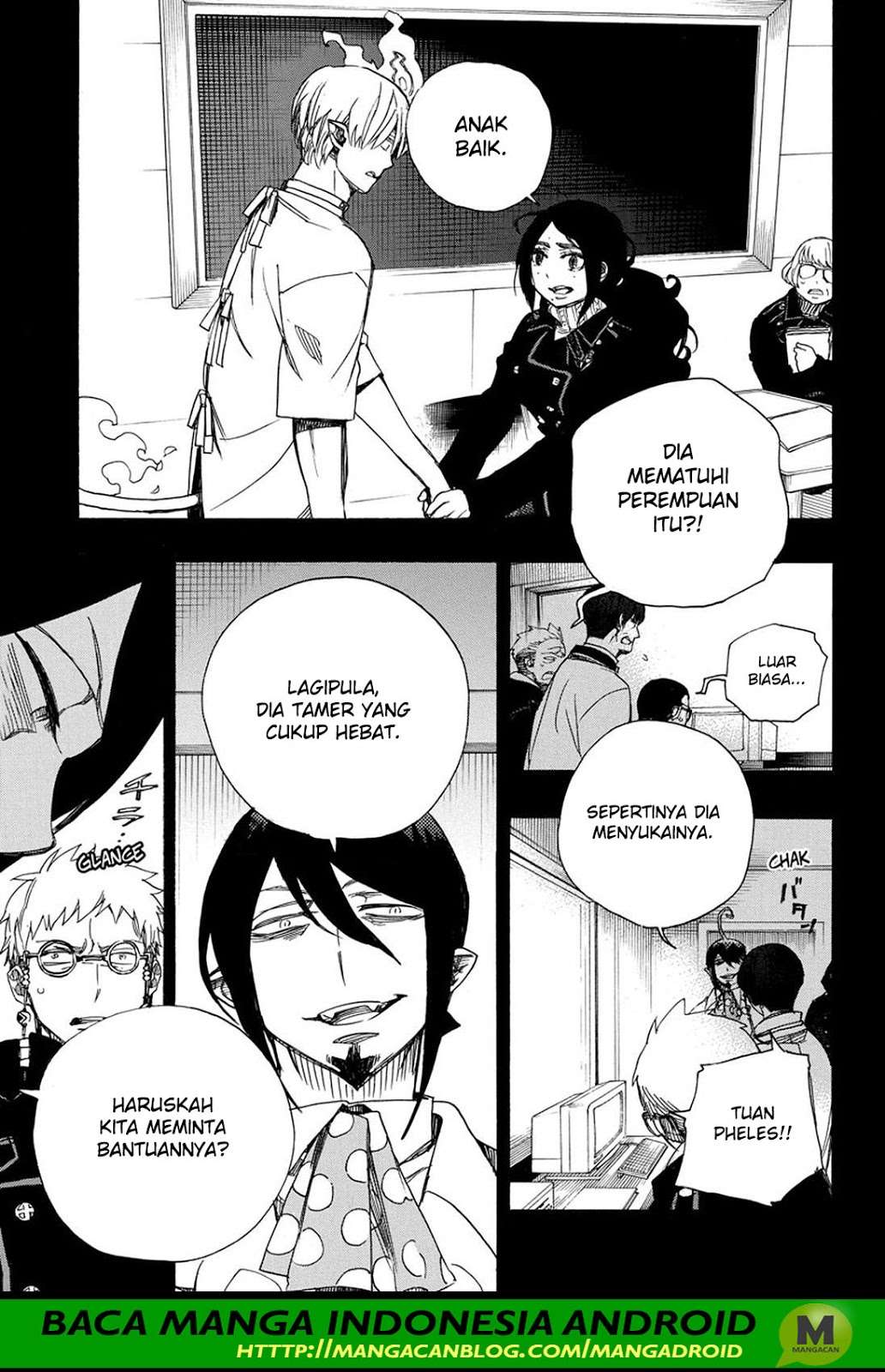 Ao no Exorcist chapter 105 halaman 11
