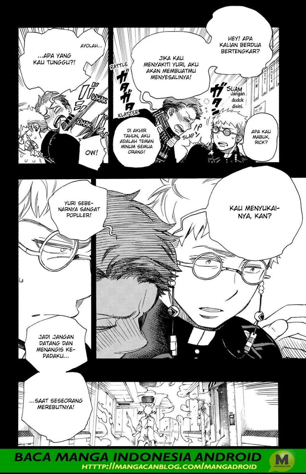 Ao no Exorcist chapter 105 halaman 16