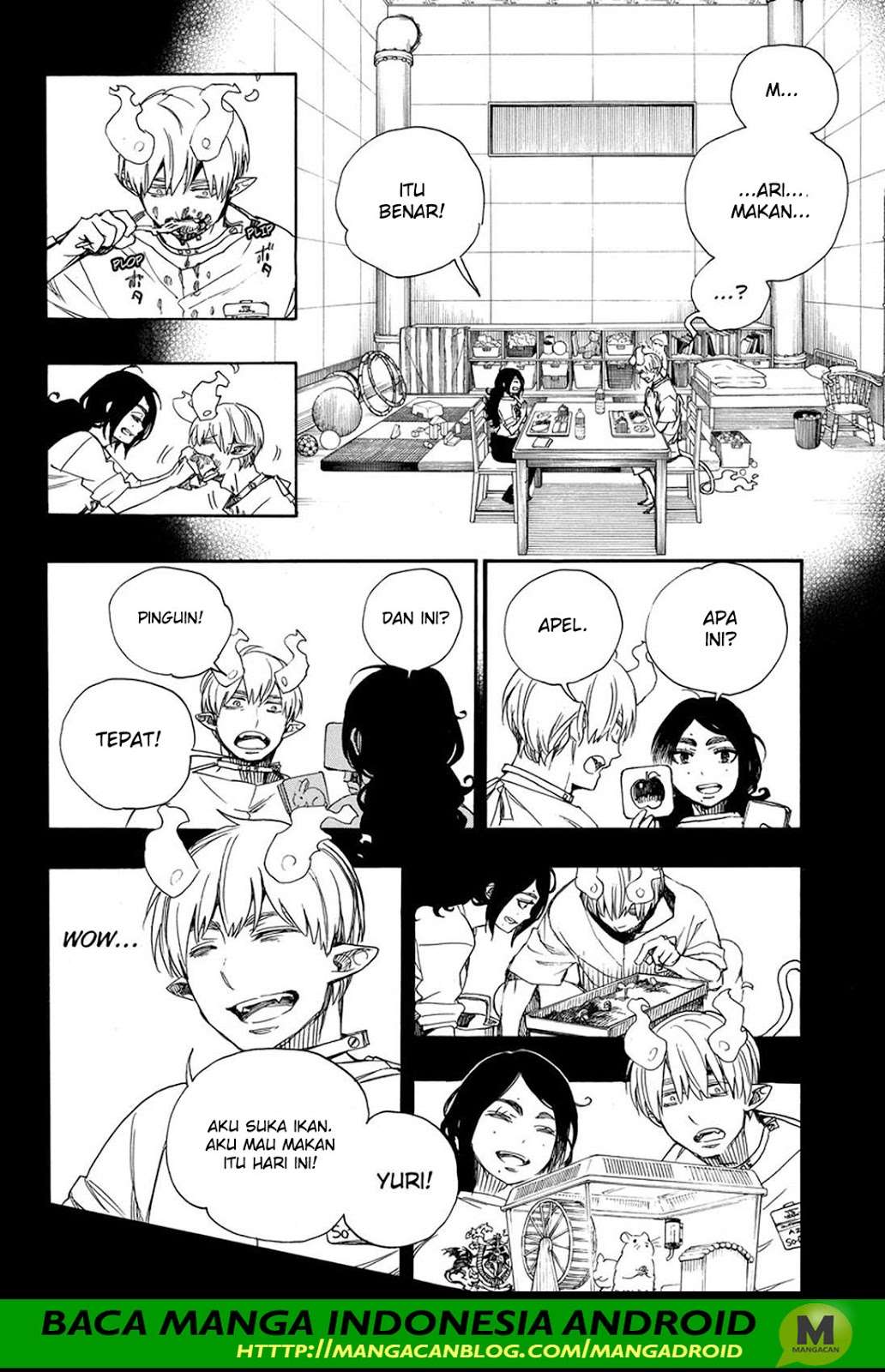 Ao no Exorcist chapter 105 halaman 20